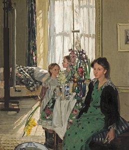 工作室内部 作者 希尔达·费伦